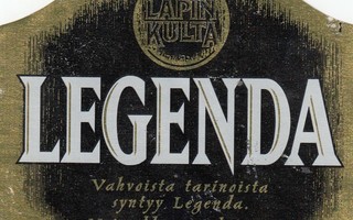 Olutetiketti Lapin kulta Legenda  III     a3