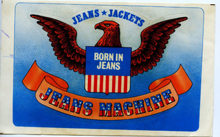 Jeans Machine tarra. Isokoinen 