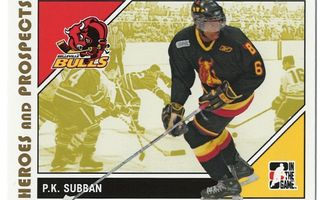 07-08 ITG Heroes and Prospects #77 P.K. Subban