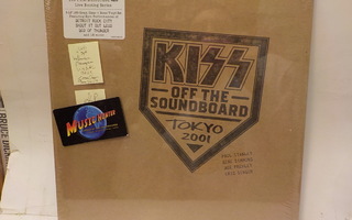 KISS - OFF THE SOUNDBOARD TOKYO 2001 UUSI  "SS" 3LP