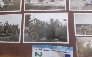 3 VANHAA Valokuvaa KIVAT Autot 1920-l