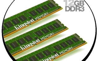 Palvelinmuisti ECC DIMM DDR3 12 GB KIT (Kingston)
