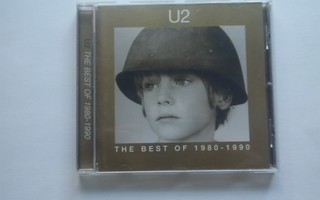 U2 - THE BEST OF 1980 - 1990 . cd ( Hyvä kunto )