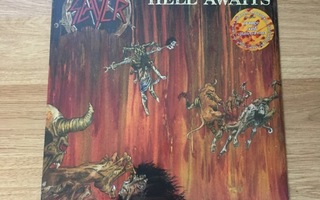 Slayer - Hell Awaits Orange / Red splattered LP (UUSI)