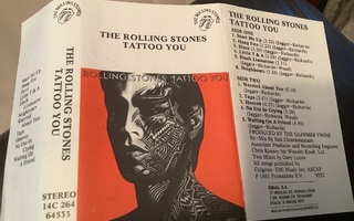 THE ROLLING STONES / TATTOO YOU cassette.