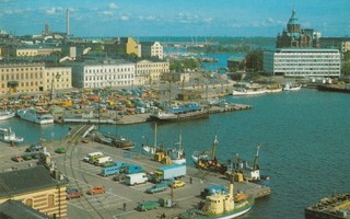 Helsinki .Kauppatori Ilmakuva väri p77