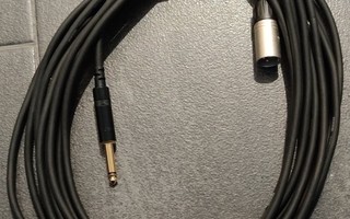 Audiokaapeli 6,3 mm plug - XLR (uros) 7,5 M