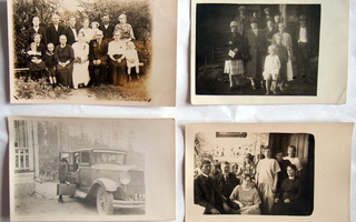 Herrasväkeä, vanhat valokuvat 1930-luku