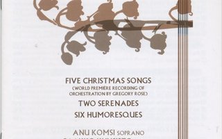 JEAN SIBELIUS: Five Christmas Songs et al - RARE UK 2004 CD