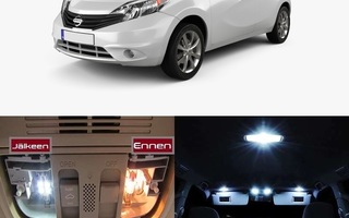 Nissan Note (E12) Sisätilan LED -muutossarja 6000K ; x6