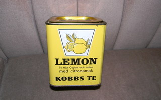 Kobbs Lemon teepurkki vintage