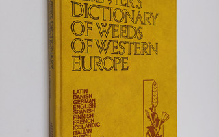 Gareth Williams : Elsevier's dictionary of weeds of Weste...
