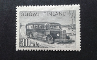 1947 yleismerkki postiauto 30mk**