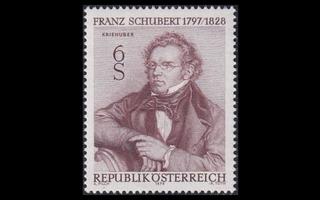 Itävalta 1590 ** Säveltäjä Franz Schubert (1978)