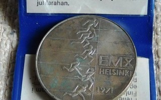10 mk EMX 1971 - juhlaraha hopea