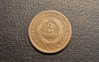 USA 2 cents 1864