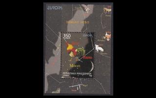 Pohjois-Makedonia 504BL19 ** Europa astronomia (2009)