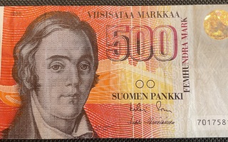 500 markkaa 1986