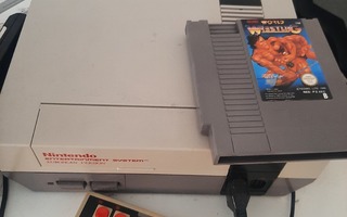 Nintendo NES konsoli ja peli
