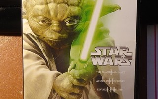 dvd, Star Wars I-III, mukana myös sarjan 5. & 6. elokuva [sc