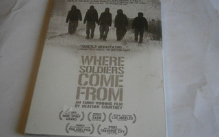 DVD WHERE SOLDIERS COME FROM     muoveissa