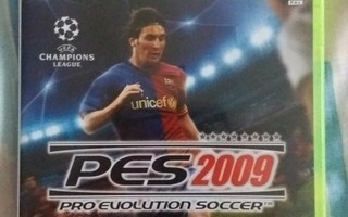 Pro evolution soccer 2009, XBOX 360-peli, sis. postikulut