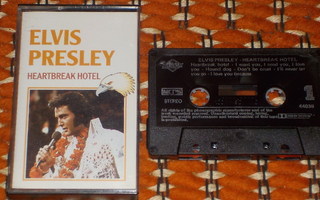 C-kasetti - ELVIS - Heartbreak Hotel - 1985 rockabilly EX+
