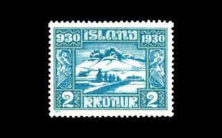 Islanti 137 ** Alltinget 2 Kr (1930)