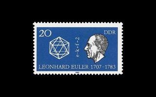 DDR 2825 ** Leonhard Euler, matematiikka (1983)