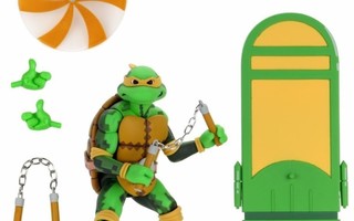 TMNT TURTLES IN TIME MICHELANGELO	(63 779)	n.15cm,kädet,asee