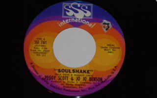 7" PEGGY SCOTT & JO JO BENSON - Soulshake - single 1969 EX