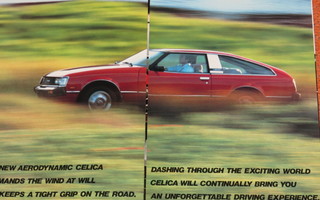 1980 Toyota Celica esite - KUIN UUSI - 20 sivua