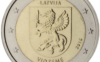 2€ Rulla Latvia 2016 Vidzeme