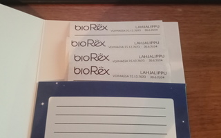 Biorex 4 kpl Elokuva Lahjalippuja