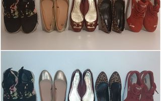 Naisten kengät 4x koko 42 erilaisia