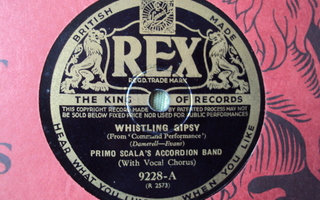 78 rpm Whistling gipsy/There's a gold mine in the sky
