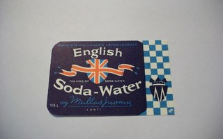 Etiketti - Oy Mallasjuoma English Soda-Water