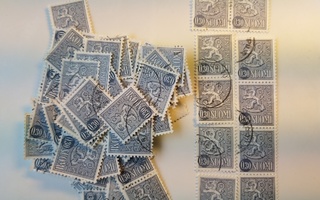 Malli 1963 Leijona harmaa postimerkki 0,30 markka