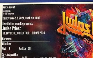 Judas Priest - Tampere 5.6.2024 1kpl HUIPPUPAIKKA