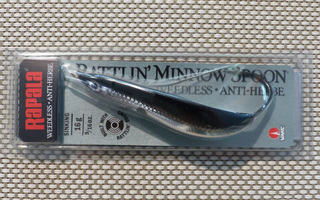 RAPALA Rattlin' Minnow Spoon 8cm, 16g Väri: Chrome