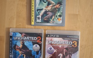 Uncharted 1-3, koko pelisarja  / PS3