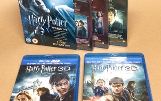 Harry Potter osat 1-7 Blu-ray-levyillä