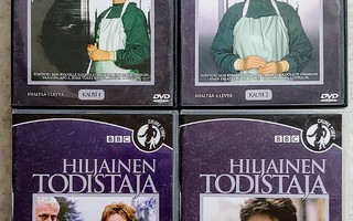 HILJAINEN TODISTAJA - kaudet 1–4 – 15 x Suomi-DVD 1996–1999