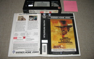 Kalpea Ratsastaja-VHS (FIx, Warner, Clint Eastwood, 1985)