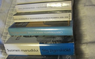 Stig Jägerskiöld / Gustaf Mannerheim 8 osaa + Kirjeitä 70 v