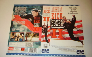 Vhs kansipaperi Fix -American Kick Boxer II (Sis.postikulut)