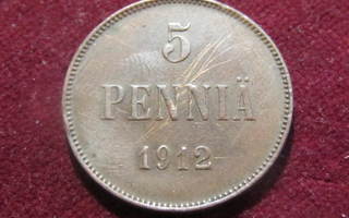 5 penniä 1912