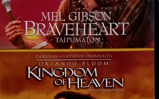 BRAVEHEART & KINGDOM OF HEAVEN DVD (2 DISCS)