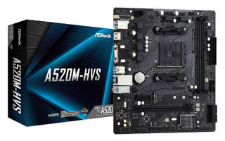 Asrock A520M-HVS AMD A520 Socket AM4 micro ATX -
