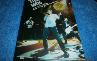 THE WHO & SPECIAL GUESTS - LIVE AT ROYAL ALBERT HALL -  2DVD